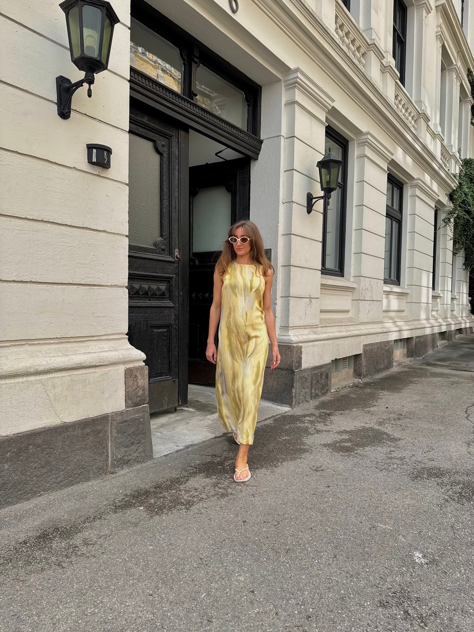 VIMURINA Short Dress - Pale Banana